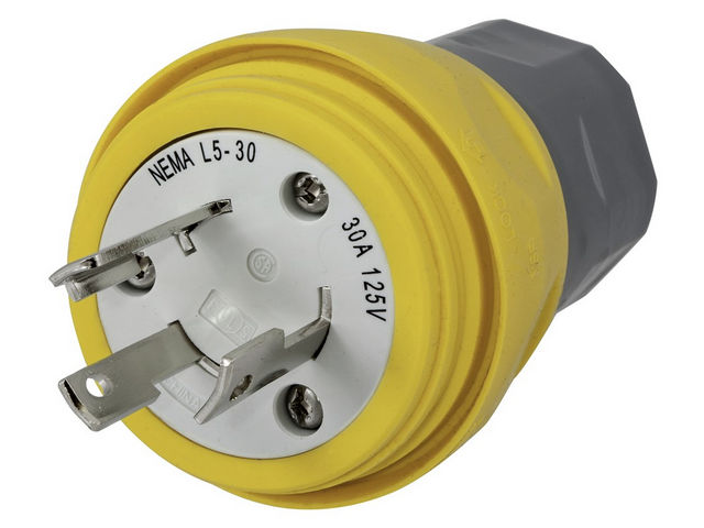 Bryant Watertight Plug NEMA L5-30P 30A/125V (BRY28W47)