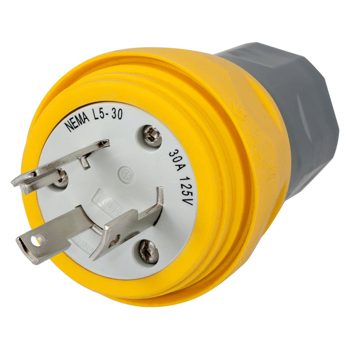 Bryant Watertight Plug NEMA L5-30P 30A/125V (BRY28W47)