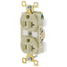 Bryant Weather Resistant Receptacle Duplex Straight Blade Industrial Grade 20A 125V Ivory (BRY5362IWR)