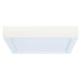 Bulbrite LED10DL/5/940/WHSQ/J/D 10W LED 5.5 Inch Flush Mount White Square Dimmable JA8 4000K 120V (773136)