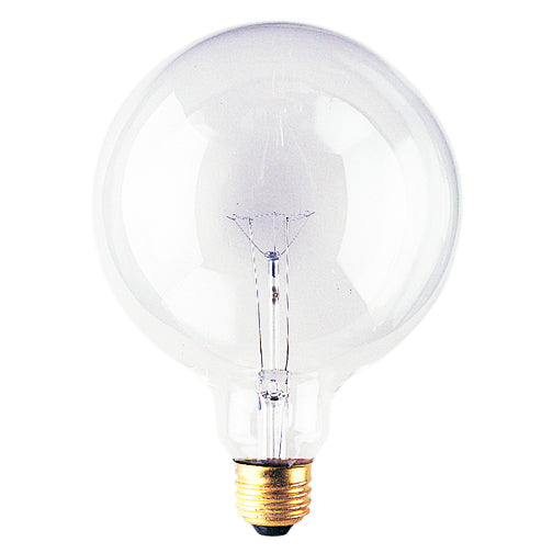 Bulbrite 25G40CL 25W G40 Globe Clear E26 125V 2700K (351025)