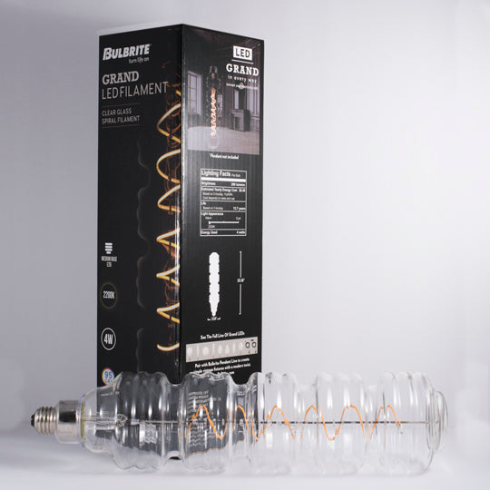 Bulbrite LED4WB/22K/FIL 4W LED Water Bottle Shaped Grand 2200K Filament (776303)