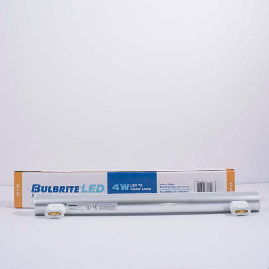 Bulbrite LED/LI4T8/27K 4W LED T8 Linear Lamp 2700K S14S (770604)