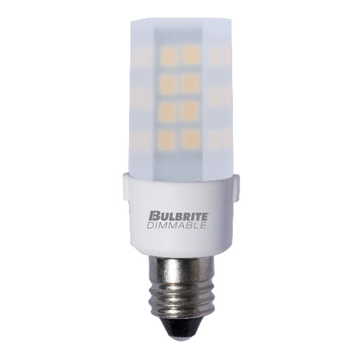 Bulbrite LED4E11/30K/120/F/D 4.5W LED E11 Frost 3000K 120V Dimmable (770582)