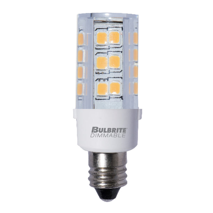Bulbrite LED4E12/30K/120/D 4.5W LED E12 Clear 3000K 120V Dimmable (770584)