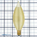 Bulbrite 40C11A 40W C11 Spunlite Amber E12 130V (430140)