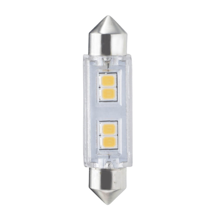 Bulbrite LED1/FEST/27K/12/2 0.8W LED Festoon 2700K 12V Clear (770612)