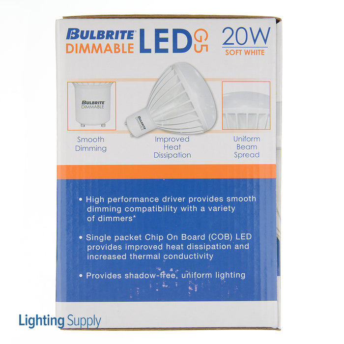 Bulbrite 772461 20W 120V 3000K BR40 GU24 LED (LED20BR40GU24/30K/D)