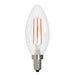 Bulbrite LED5B11/30K/FIL/E12/3 5W LED B11 3000K Filament E12 Fully Compatible Dimming (776627)