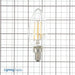 Bulbrite LED4B11/30K/FIL/4/JA8 4W LED B11 3000K Filament Candelabra E12 Base 120V Fully Compatible Dimming (776763)