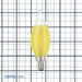 Bulbrite LED4C11/21K/FIL/SPUN/AMB 4W LED C11 2100K Filament E12 Base Amber Spunlite Fully Compatible Dimming (776591)