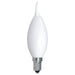 Bulbrite LED5CA10/30K/FIL/C/3 5W LED Filament CA10 120V Candelabra E12 Base 3000K Fully Compatible Dimming Milky Finish (776788)