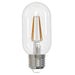 Bulbrite LED5T14/27K/FIL/3 5W LED Filament T14 120V Medium E26 Base 2700K Fully Compatible Dimming (776819)