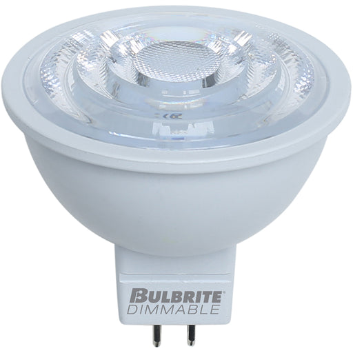 Bulbrite LED6MR16FL35/50/830/D 6.5W LED MR16 3000K Flood GU5.3 Dimmable 80 CRI 12V Enclosed Rated (771208)