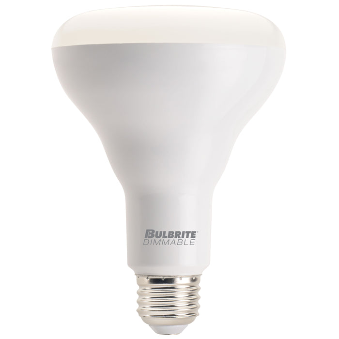 Bulbrite LED8BR30/827/D/4 8W LED BR30 2700K 650Lm 80 CRI E26 Base 120V Dimmable Frost (772870)