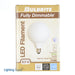 Bulbrite LED8G40/27K/FIL/M/3 8.5W LED G40 2700K Filament E26 Fully Compatible Dimming Milky White (776897)