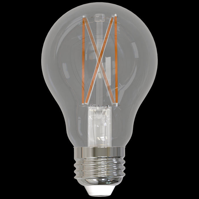 Bulbrite LED9A19/30K/FIL/4 9W LED A19 3000K Filament Bulb 1100Lm 90 CRI E26 Base 120V Fully Compatible Dimming Clear (776914)