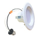 Bulbrite LED9REC/4/927/WHRD/D 9W LED 4 Inch Recessed Downlight Retrofit 2700K White Round Dimmable 120V (773115)