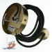 Bulbrite PEND/HW/CONTEMP/WG-BLK Pendant Direct Wire Contemporary Socket Warm Gold-Black Cord (810089)
