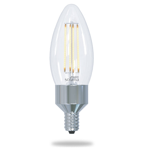 Bulbrite SL4WB11/90/W/CL/1P Smart LED Wi-Fi Bulb 4W B11 90 CRI White Light Clear (292115)