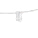 Bulbrite STRING15/E12/White 25 Foot String Light 15 Socket Cord Set E12 White (810050)