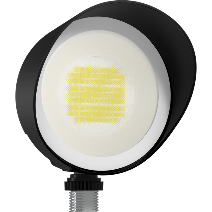 RAB LED Bullet Flood Wattage/CCT Selectable 20W/15W/10W 3000K/4000K/5000K 120V Triac Dimming With Hood And Lens Black (BULLET20B)