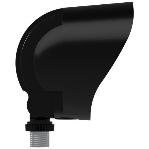 RAB LED Bullet Flood Wattage/CCT Selectable 20W/15W/10W 3000K/4000K/5000K 120V Triac Dimming With Hood And Lens Black (BULLET20B)