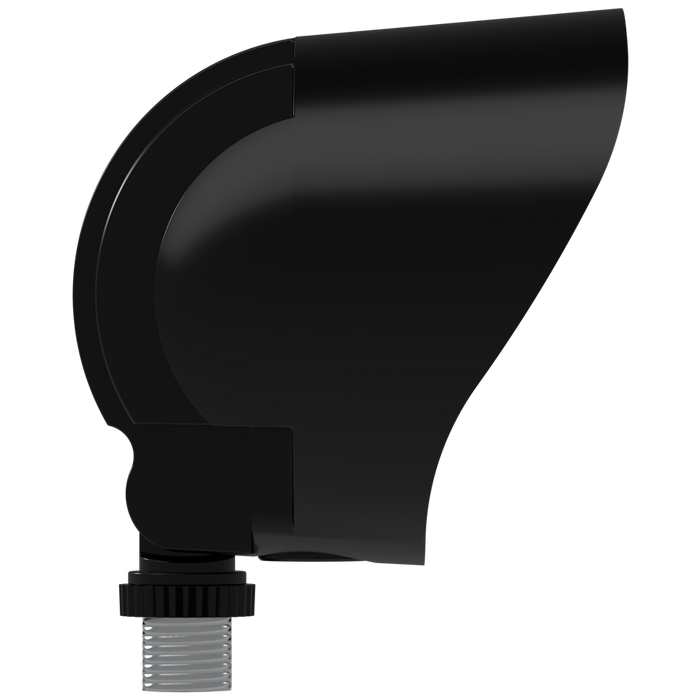 RAB LED Bullet Flood Wattage/CCT Selectable 20W/15W/10W 3000K/4000K/5000K 120V Triac Dimming With Hood And Lens Black (BULLET20B)