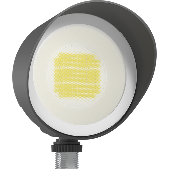 RAB LED Bullet Flood Wattage/CCT Selectable 20W/15W/10W 3000K/4000K/5000K 120V Triac Dimming With Hood And Lens Bronze (BULLET20A)