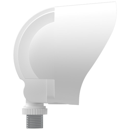 RAB LED Bullet Flood Wattage/CCT Selectable 20W/15W/10W 3000K/4000K/5000K 120V Triac Dimming With Hood And Lens White (BULLET20W)
