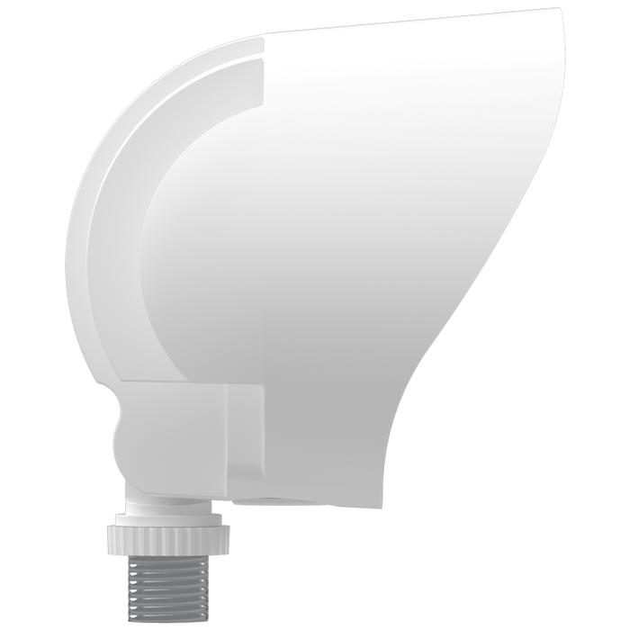 RAB LED Bullet Flood Wattage/CCT Selectable 20W/15W/10W 3000K/4000K/5000K 120V Triac Dimming With Hood And Lens White (BULLET20W)