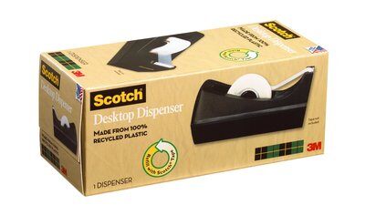 3M - 66104 Scotch Desktop Tape Dispenser C-38 Black (7100094204)