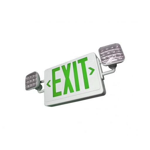 Cree C-Lite Exit And Emergency Combination LED Double Green Remote Capable (C-EE-A-EX-2LDF-GRN-BB-REM)