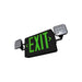 Cree C-Lite Exit And Emergency Combination LED Double Face Green Battery Backup Self-Test Black (C-EE-A-EX-2LDF-GRN-BB-ST-BK)
