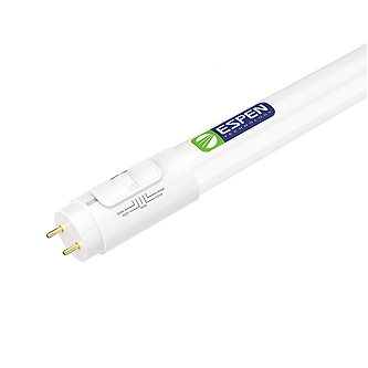 Espen Flex Type B LED Lamp Ballast Bypass Input 120-277V 2 Foot T8 82 CRI CCT Selectable 2700K/3000K/3500K/4000K/5000K 9W G13 Base Single Or Double-End Wiring Glass (L24T8/8F/9G-ID DE)