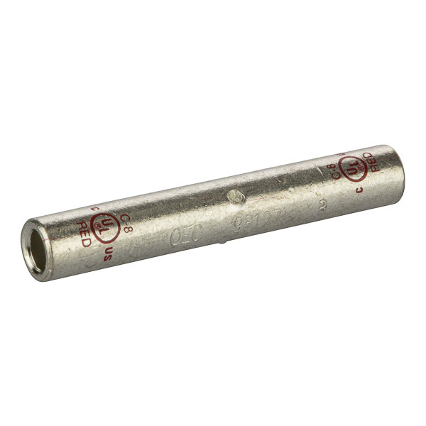 NSI Tinned Copper Splice Long Barrel 8 AWG (C-8)
