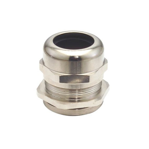 Remke Dome Cap Cable Gland Nickel Plated Brass 3/4 Inch NPT Cable Range .35 .63 With O-Ring (BR21NR)