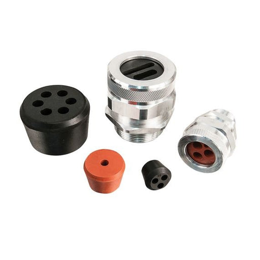 Remke Multiple Hole Bushing Neoprene Hole Sizes 5 At .185 And 2 At .244 Form Size 5 (SRB-50134-9-SPC)