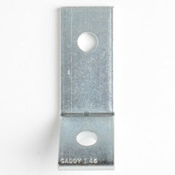 Caddy 1-1 Hole Open Corner Angle Bracket Electrogalvanized 3 5/32 Inch X 2-1/4 Inch (L460450EG)