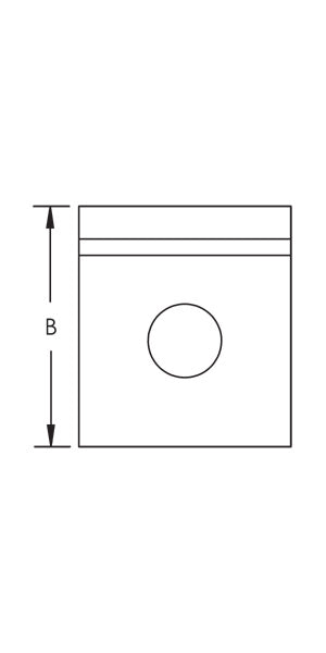 Caddy 1-2 Hole Corner Short Angle Bracket Steel Electrogalvanized 3 7/8 Inch X 1-7/8 Inch (L190000EG)