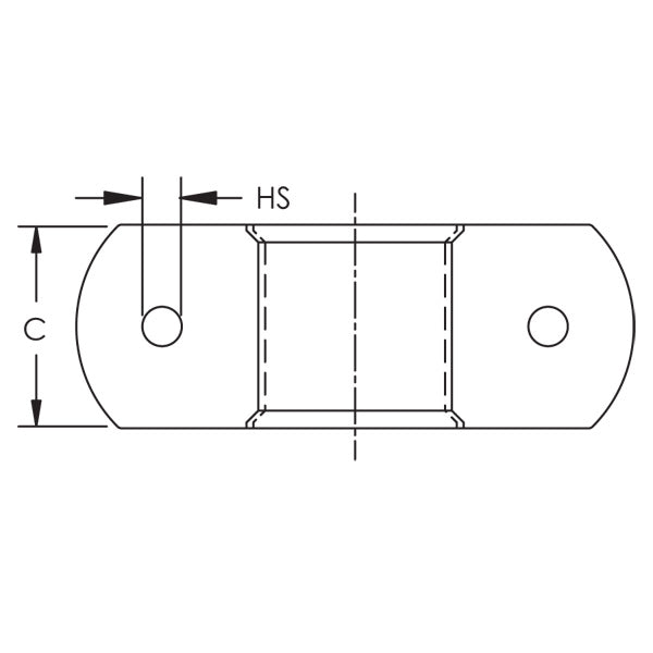 Caddy 108 Two Hole Strap For CPVC Pipe 1-1/2 Inch Pipe 1.9 Inch Outside Diameter (1080150EG)