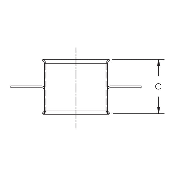 Caddy 109 Side Mount Strap For CPVC Pipe 1 Inch Pipe 1.315 Inch Outside Diameter (1090100EG)