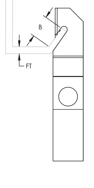 Caddy 122-TI/T Rod To Z Purlin Retainer 3/8 Inch Hole Plain 1/16 Inch-1/4 Inch Flange (1226T)