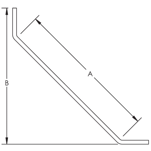 Caddy 2 Hole 45 Degree Angle Brace Electrogalvanized 16 Inch X 13 5/16 Inch (L441600EG)