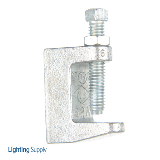 Caddy 310 Universal Beam Clamp Thick Flange Electrogalvanized 3/8 Inch Rod 1-1/4 Inch Maximum Flange (3100037EG)