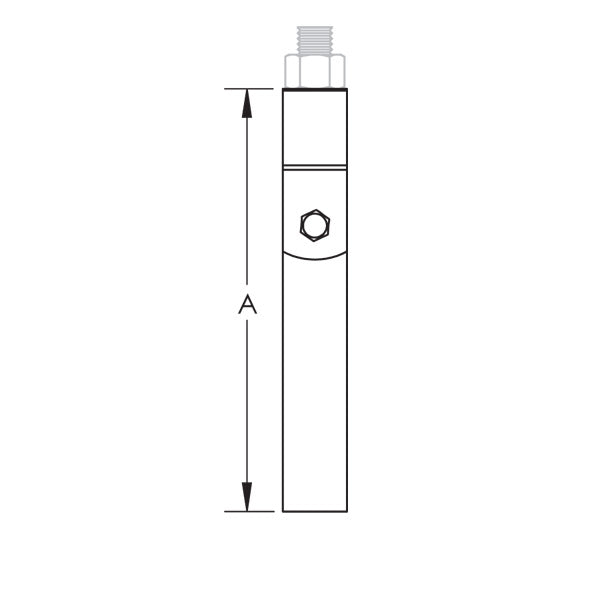 Caddy 401 Clevis Hanger Electrogalvanized Pre-Galvanized 1 Inch Pipe 1.315 Inch Outside Diameter 3/8 Inch Rod (4010100EG)