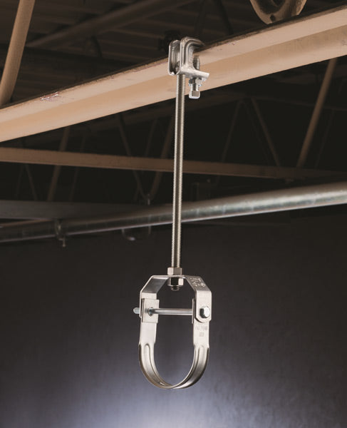 Caddy 401 Clevis Hanger Electrogalvanized Pre-Galvanized 14 Inch Pipe 14 Inch Outside Diameter 1 Inch Rod (4011400EG)