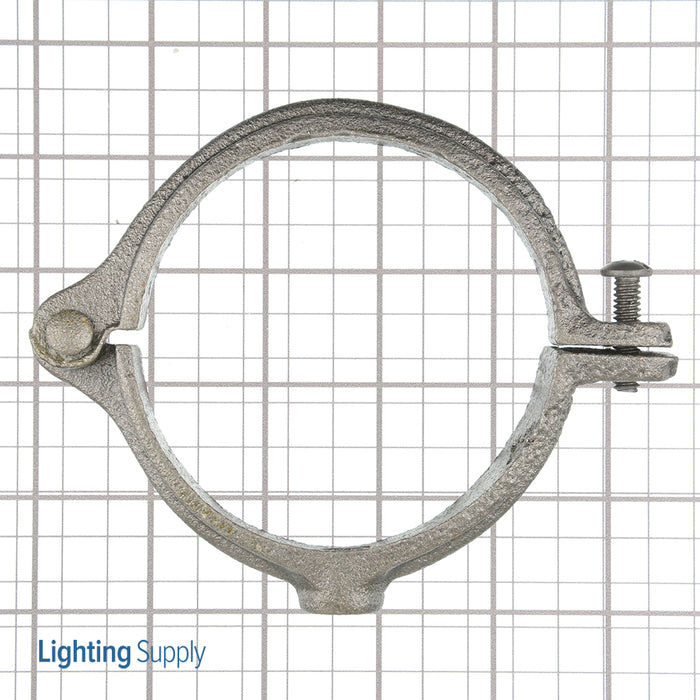 Caddy 455 Malleable Split Ring Hanger Plain 3 Inch Pipe 3.5 Inch Outside Diameter 1/2 Inch Rod (4550300PL)