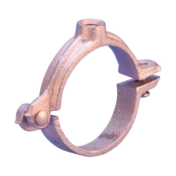 Caddy 456 Malleable Split Ring Hanger For Copper Tube 2-1/2 Inch Pipe 2.875 Inch Outside Diameter 1/2 Inch Rod (4560250CP)