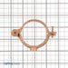Caddy 456 Malleable Split Ring Hanger For Copper Tube 2 Inch Pipe 2.375 Inch Outside Diameter 3/8 Inch Rod (4560200CP)